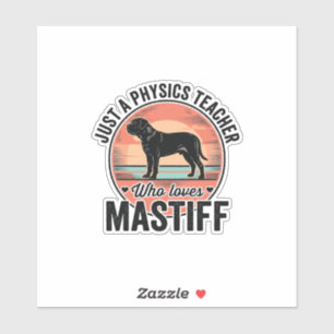 Adesivo Camisa Vintage de Cachorro do Professor de Física 