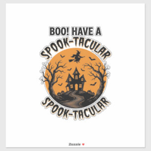 Adesivo Camisa Vintage de Casa Assombrada de Halloween Esp