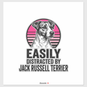 Adesivo Camisa Vintage Jack Russell Terrier Facilmente Dis