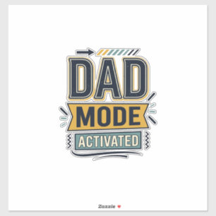 Adesivo Camiseta com Desenho de Gravura Vintage Modo Pai A