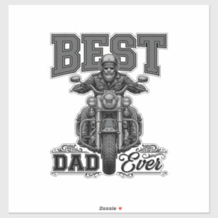 Adesivo Camiseta de Gravura Vintage de Motoqueiro Melhor P