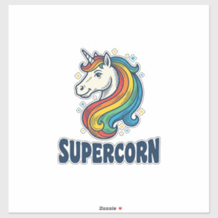 Adesivo Camiseta Desenho de Gravura Vintage Unicórnio Supe