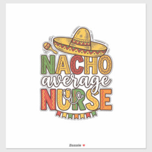 Adesivo Camiseta Do Dia Cinco De Mayo Do Enfermeiro Médio