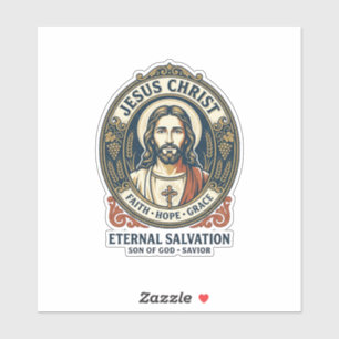Adesivo Camiseta Gráfica de Jesus Barbeiro Homens Christia