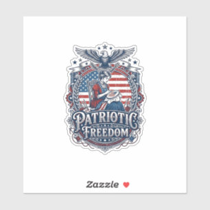 Adesivo Camiseta Gráfica Vetorial de Bordado Cruz Patriota