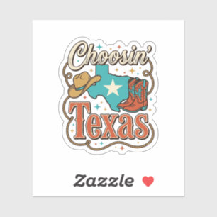 Adesivo Camiseta Gráfica Vintage de Cowgirl Texas Ocidenta