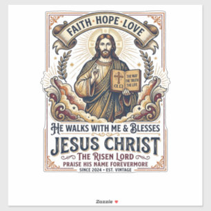 Adesivo Camiseta Jesus Surfando Fé Inspiradora