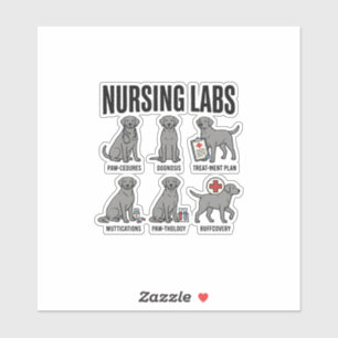 Adesivo Camiseta Vetorial de Desenho de Pun Médico de Cães