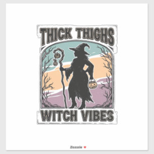 Adesivo Camiseta Vintage de Halloween de Vibrações de Brux