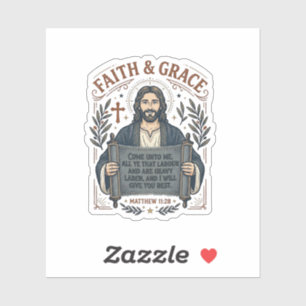 Adesivo Camiseta Vintage de Jesus Cruz de Bordado Gráfico