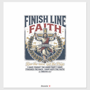 Adesivo Camiseta Vintage Jesus Correndo Maratona Gráfica C