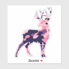 Adesivo Camo Deer Sticker