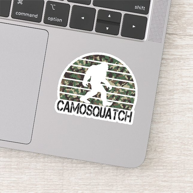 Adesivo Camosquatch Funny Bigfoot (Detalhe)