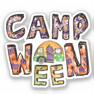 Adesivo Camp Ween Halloween Design