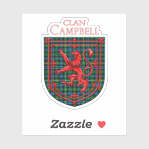 Adesivo Campbell of Argyll Tartan Scottish Xadrez