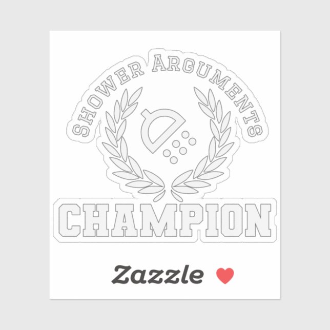 Adesivo Campeão de Argumentos do chá (Folha)