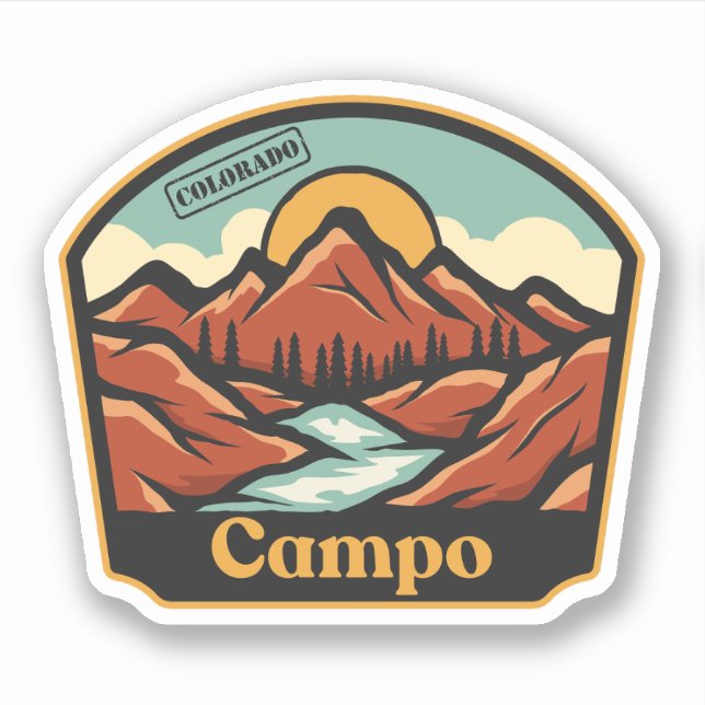 Adesivo Campo, Colorado (Frente)