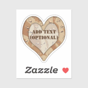 Adesivo Camuflagem do Deserto do Coração