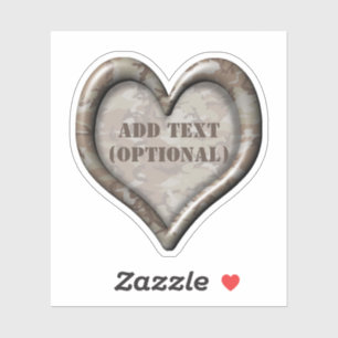 Adesivo Camuflagem do Deserto do Coração