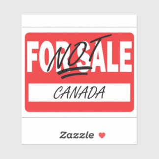 Adesivo Canadá NÃO para venda Sticker