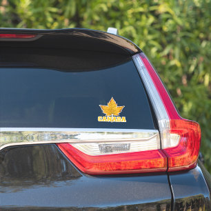 Adesivo Canadá Souvenir Stickers Maple Leaf Decal