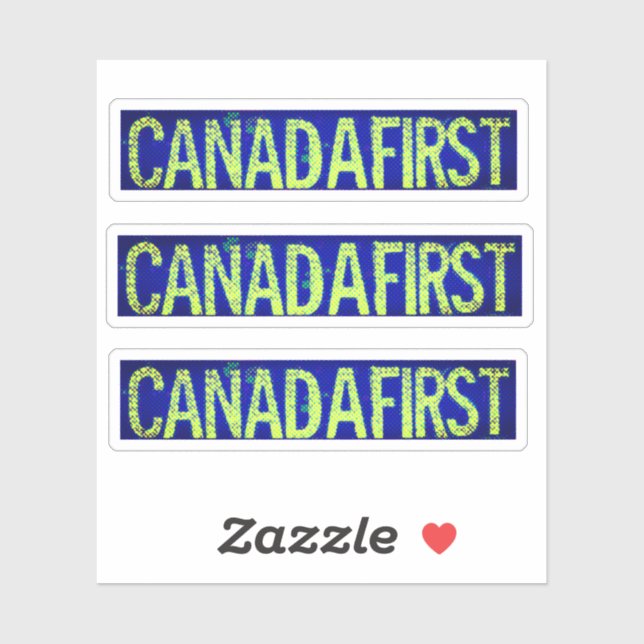 ADESIVO CANADAFIRST STICKERS (Folha)