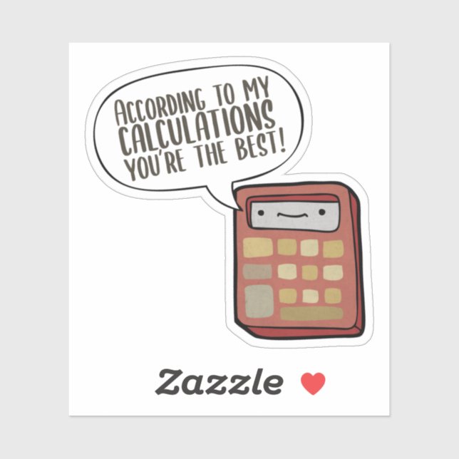 Adesivo Canalização de Cálculos para a Melhor Pessoa (Folha)