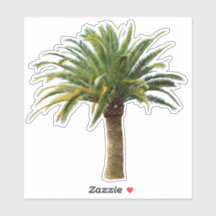 Canário (Ilhas Canárias) - Palm Tree Sticker