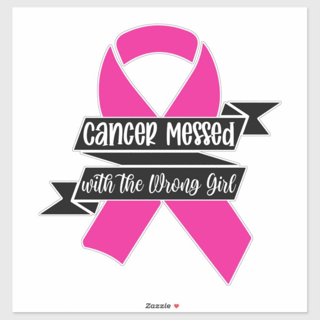 Adesivo Cancer com a garota errada (Folha)