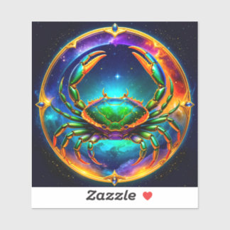 Adesivo Cancer de autocolantes, Zodiac Celestial