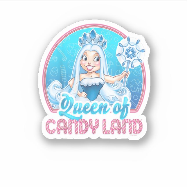 Adesivo Candy Land Queen Of Candy Land Portrait (Frente)