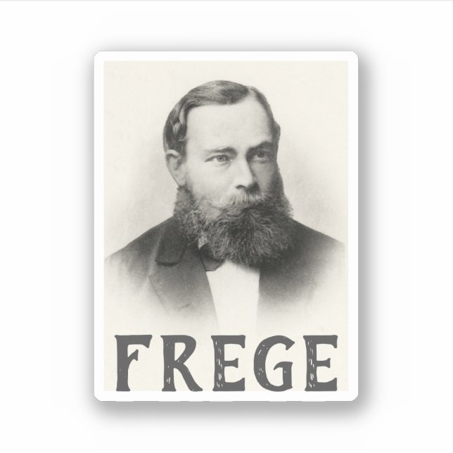 Adesivo Caneca de Café Gottlob Frege (Frente)