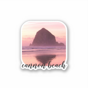 Adesivo Cannon Beach Custom Pink Sunset
