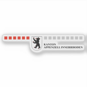 Adesivo Cantão de Appenzell Innerrhoden logótipo, Suiça
