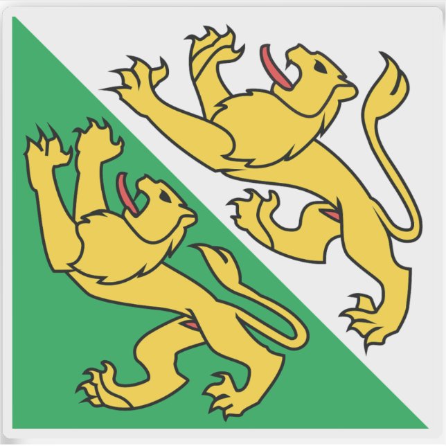 Adesivo Cantão de Thurgau, Suiça (Frente)