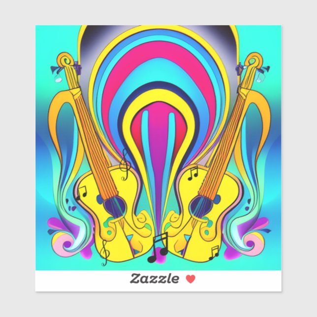 Adesivo Canvas GLOSSY DE GUITARS (Folha)