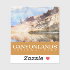 Adesivo Canyonlands Sticker, National Park Decal