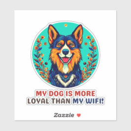 Adesivo Cão-abrigo alemão