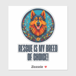 Adesivo Cão-abrigo alemão