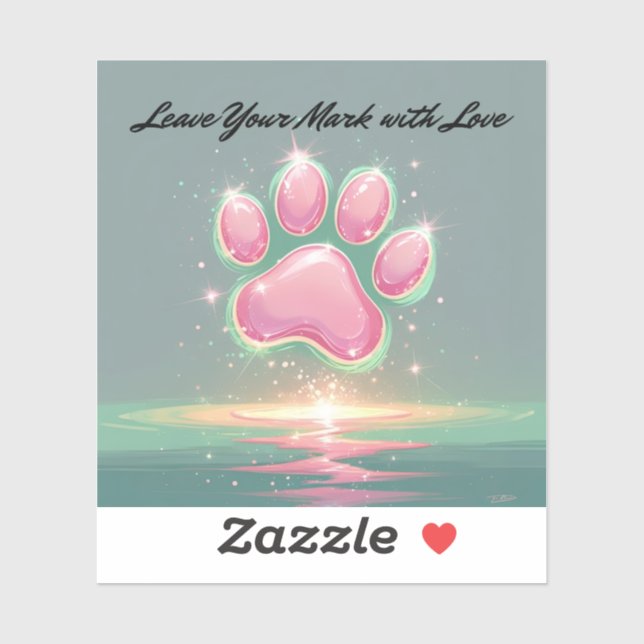 Adesivo Cão-Cachorro E Gif-Pata-Pato-Esponja (Folha)