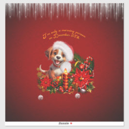 Adesivo Cãozinho engraçado