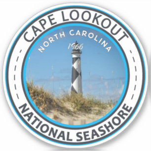 Adesivo Cape Lookout National Seashore Carolina do Norte