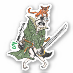 Adesivo Capitão Fudge Batalha Stance Sticker