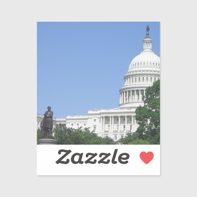 Adesivo Capitólio em Washington DC (Folha)