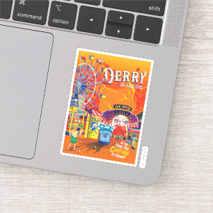 Adesivo Capítulo 2   Derry chama Poster