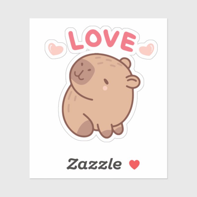 Adesivo Capivara (Folha)