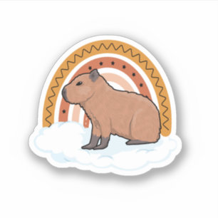 Adesivo Capivara Animal de Estimação