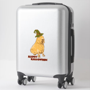 Adesivo Capivara Engraçada - Roedor de Halloween