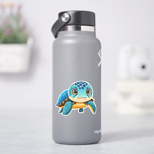 Adesivo caprichoso de tartaruga marinha para crian