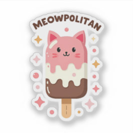 Adesivo Cápsula de Gato MEOWPOLITANO